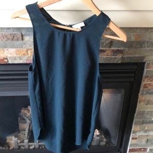 Wilfred aritzia classy tank top small dark green